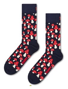 Κάλτσες Γυναικεία Happy Socks Μαύρο Mushroom Sock P000040