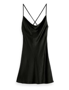 MAISON SCOTCH Φορεμα Cowl Neck Mini 174772 SC6647 evening black