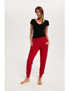 Italian Fashion Women's long trousers Todra - red