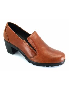 IMAC 455400 (κονιάκ) chunky heel slip-on
