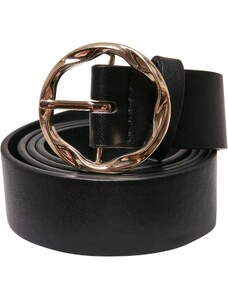 Urban Classics Accessoires Small women's belt made of synthetic leather black
