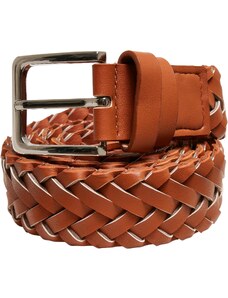 Urban Classics Accessoires Braided synthetic leather strap light brown