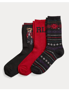 Γυναικείο Set Δώρου Κάλτσες Polo Ralph Lauren 3 Ζευγάρια - Pld Bear Gb
