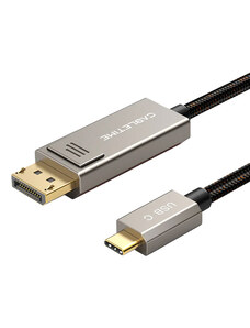 CABLETIME καλώδιο USB-C σε DisplayPort CT-CBD8K, 8K/60Hz, 2m, μαύρο