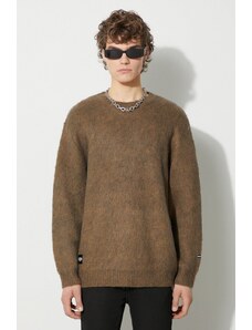 Πουλόβερ με προσθήκη μαλλιού Manastash Aberdeen Sweater ανδρικό, χρώμα: καφέ, 7923240001 F37923240001