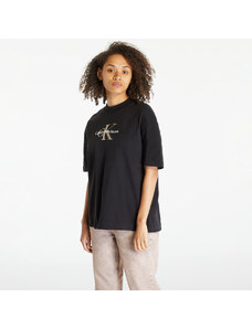 Γυναικεία μπλουζάκια Calvin Klein Jeans Cotton Monogram T-Shirt Black