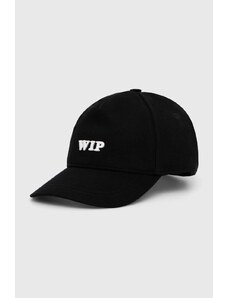Βαμβακερό καπέλο του μπέιζμπολ Carhartt WIP χρώμα: μαύρο