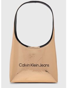 Τσάντα Calvin Klein Jeans χρώμα: πορτοκαλί