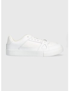 Δερμάτινα αθλητικά παπούτσια Tommy Jeans TJM VULCANIZED FOXING FLAG χρώμα: άσπρο, EM0EM01313