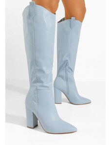 Zapatos Μπότες με χοντρό τακούνι Hestia Γαλάζιο