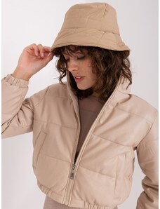 Fashionhunters Camel quilted hat