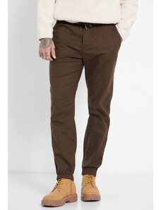 FUNKY BUDDHA Relaxed fit chino παντελόνι σε micro ζακάρ ύφανση (dobby)