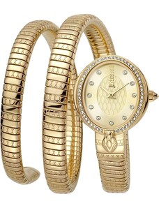 JUST CAVALLI Glam Chic Crystals - JC1L153M0025, Gold case with Stainless Steel Bracelet