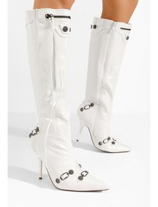 Zapatos Μπότες με Τακούνι Supreme λευκά