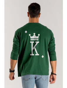 UnitedKind King, Long Sleeve Μπλούζα σε πράσινο χρώμα