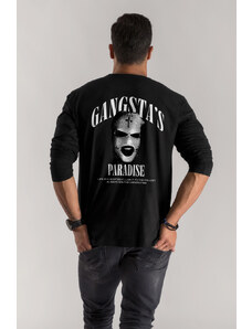 UnitedKind Gangstas Paradise, Long Sleeve Μπλούζα σε μαύρο χρώμα