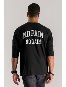 UnitedKind No Pain No Gain, Long Sleeve Μπλούζα σε μαύρο χρώμα
