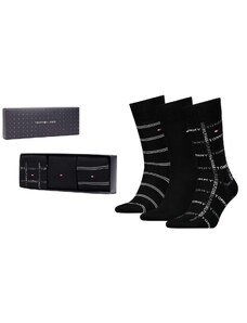 Tommy hilfiger ανδρικές κάλτσες x3 giftbox black 701224445 001