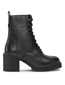 S.OLIVER Lace Boot Flat 5-25274-41 001 BLACK
