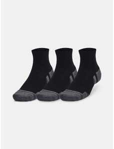 Under Armour UA Performance Cotton 3p Qtr-BLK socks - unisex