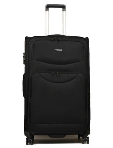 Μεγάλη βαλίτσα από μαύρο ύφασμα Airplus με 4 ρόδες LUF2T81 - 28563-01
