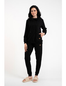 Italian Fashion Women's Long Sleeve Sweatshirt Malmo - Black