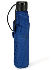 Ομπρέλα Βροχής σπαστή χειροκίνητη Kevin West 1460-108-Μπλε