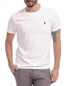 Polo Ralph Lauren T-shirt custom slim fit λευκό