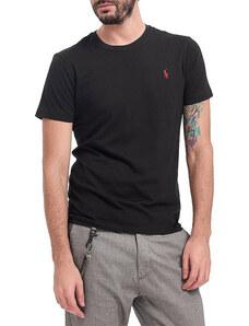 Polo Ralph Lauren T-shirt custom slim fit μαύρο