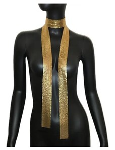 GOLD SEQUIN SCARF