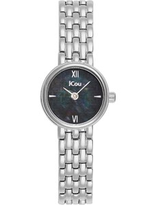 JCOU Lamelle Extra Small - JU19067-2, Silver case with Stainless Steel Bracelet