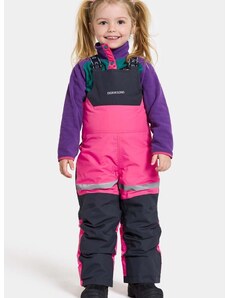 Παιδικό παντελόνι σκι Didriksons BJÄRVEN KD BIB PANT χρώμα: ροζ