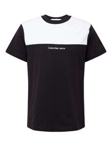 Calvin Klein Jeans Μπλουζάκι μαύρο / offwhite