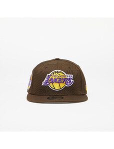 Cap New Era Los Angeles Lakers Repreve 9FIFTY Snapback Cap Walnut/ True Purple