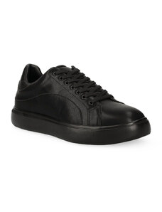 Trussardi Yrias FX Nappa Black/Black Ανδρικά Sneakers Μαύρα (77A00537 9Y099998 K717)