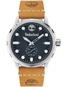 TIMBERLAND ADIRONDACK - TDWGA0028501, Silver case with Brown Leather Strap