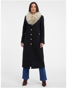 Orsay Γυναικείο μαύρο μάλλινο παλτό - Γυναικεία
