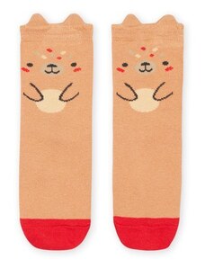 DPAM Βρεφικές Κάλτσες για Αγόρια Μπεζ Teddy Bear - ΚΑΦΕ