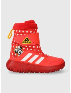 Παιδικές μπότες χιονιού adidas Winterplay Minnie C χρώμα: κόκκινο