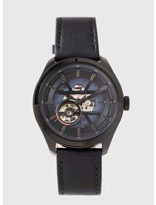 Ρολόι Tommy Hilfiger 1791887 Oliver χρώμα: μαύρο
