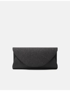 INSHOES Basic τσάντα φάκελος από glliter υλικό Μαύρο