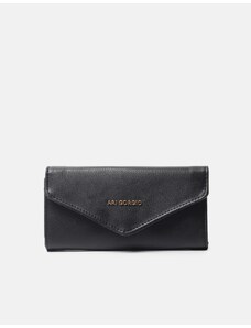 ARI GORGIO Βasic μονόχρωμο πορτοφόλι με πολλαπλές θήκες Μαύρο