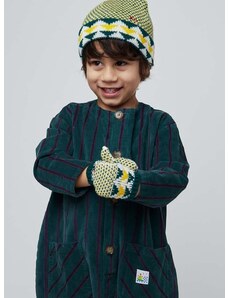 Παιδικός σκούφος και γάντια Bobo Choses χρώμα: πράσινο