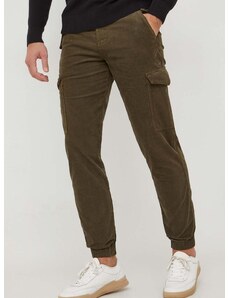 Κοτλέ παντελόνι Tommy Hilfiger χρώμα: πράσινο