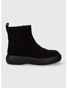 Σουέτ μπότες Vagabond Shoemakers JANICK γυναικείες, χρώμα: μαύρο, 5695.040.20