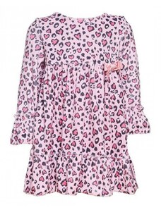 Restart Φόρεμα Βελούδινο Ροζ Καρδούλες για Κορίτσι 9497 9497