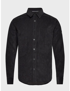 Calvin Klein ανδρικό πουκάμισο κοτλέ μαύρο J30J324394-BEH
