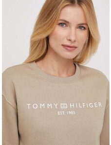 Μπλούζα Tommy Hilfiger χρώμα: μπεζ