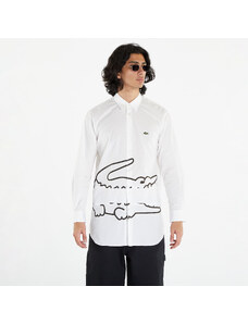 Ανδρικά πουκάμισα Comme des Garçons SHIRT x LACOSTE Mens Shirt Woven White