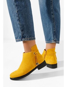 Zapatos Γυναικεία μποτάκια Κιτρινα Dezara